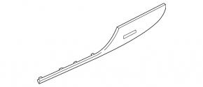 Set of wood trim panels for the Audi A6 C7 12-18, birch wood, driver's memory, "quattro", scratches, broken mount, dent