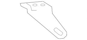 Rear towing bracket Toyota Venza 21-