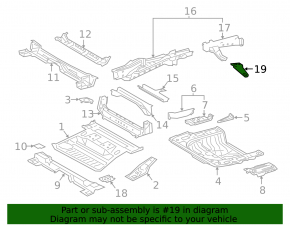 Rear towing bracket Toyota Venza 21-