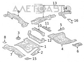 Right towing bracket for Toyota Rav4 19-25