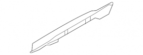 Threshold bracket left rear BMW 4 F36 15-20 Gran Coupe