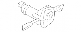 Seat height adjustment motor for the passenger seat BMW X5 F15 14-18