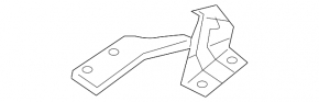 Right hood hinge for Nissan Rogue 14-20
