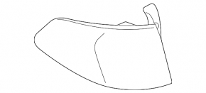 Light outer wing right Subaru Impreza WRX GH 08-14 5d with overlay