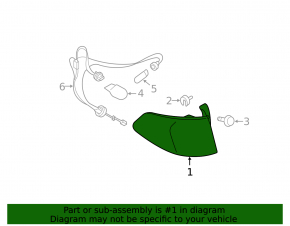 Light outer wing right Subaru Impreza WRX GH 08-14 5d with overlay