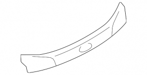 Subaru Forester 14-18 SJ trunk door molding with emblem