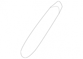 Front bumper reflector right W213 E 21-23