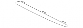 Right-hand grille molding for Mercedes H247 GLA 20-26 chrome