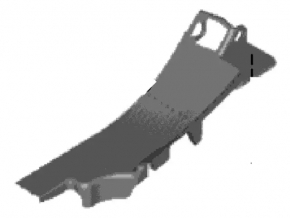 Door sill trim rear right outer Ford Transit Connect MK2 13-25 scratches