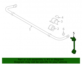 Rear right stabilizer link Mazda 6 14-21