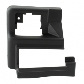 Front left passenger seat runner plug for Ford Explorer 20-23, black, with trim