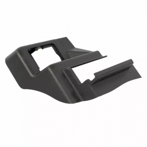 Front left passenger seat runner plug for Ford Explorer 20-23, black, with trim