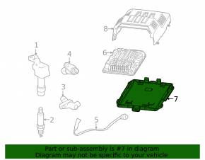 Chevrolet Equinox 10-17 Engine Computer ECU Bracket