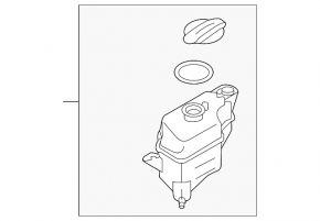 Coolant expansion tank Kia Sorento 10-15 2.4, 3.3