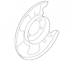 Brake Disc Cover Rear Right Subaru Forester 19-24 SK