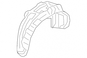 Rear right fender liner Volvo V90 17-22 usa