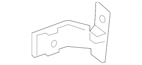 Door hinge lower rear right BMW X5 X6 E70 E71 07-13