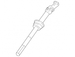 Steering cardan shaft upper with shaft Lexus IS250 IS300 IS350 06-13 RWD