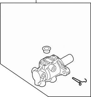 Vacuum booster Infiniti FX35 FX45 03-07 chip broken