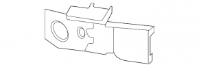 Left front bumper bracket for BMW X1 F48 20-22