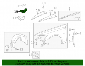 Brake cooling duct left Lexus LS460 LS600h 07-09 prerest