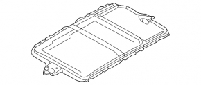 Sunroof assembly for BMW X5 E70 07-13 panorama