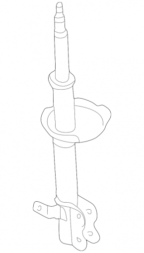Front right shock absorber for Nissan Murano z50 03-07