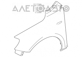 Front left fender Suzuki Kizashi 10-15