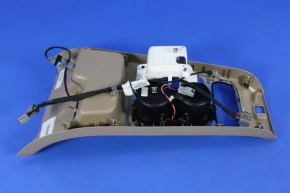 Center console trim with cup holders Dodge Durango 14-16 beige