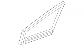 Lexus RX350L RX450hL Front Right Triangle Window Seal 18-22