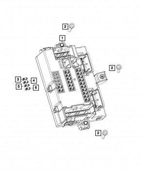 Body Control Module Fiat 500L 1.4T 14-17