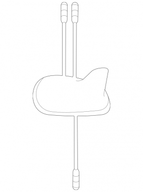 Antenna housing fin Mercedes CLA 14-19