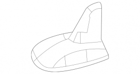 Antenna housing fin Mercedes CLA 14-19