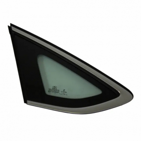 Rear left blind glass window Ford Fusion mk5 13-20 chrome