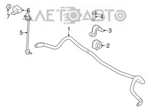 Front stabilizer Mazda CX-5 17-21