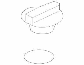 Oil filler cap Mitsubishi Outlander Sport ASX 11-23