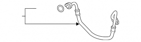 Air conditioning pipe compressor-condenser Volvo XC40 19-25