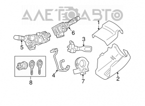 Toyota Camry V40 steering column trim