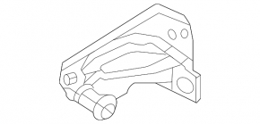 Front left fender bracket for Lexus NX 22-25