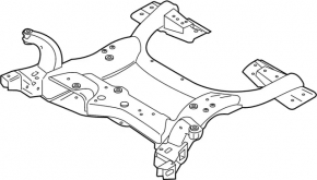 Front subframe for Infiniti QX30 17-19