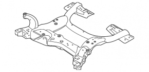 Front subframe Infiniti QX30 17-19 dented