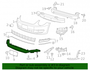 Front Bumper Guard VW Beetle 12-19