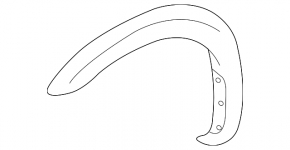 Front right fender arch trim for Toyota RAV4 2006-2012