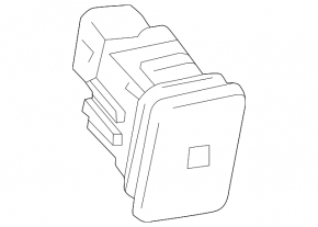 Lexus CT200h Fuel Door Release Button 11-17