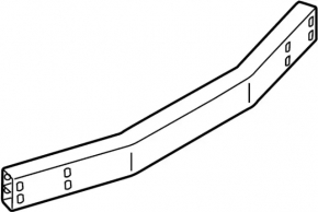 Infiniti FX35 QX70 09-17 Rear Bumper Reinforcement