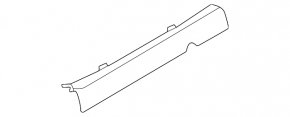 Kia EV6 22-24 black inner front left door sill plate