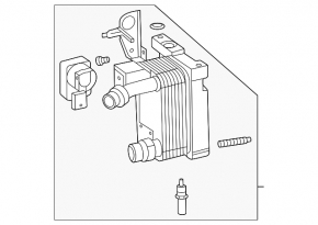 Chevrolet Equinox EV 24-26 Battery Cooler with Valve and Bracket