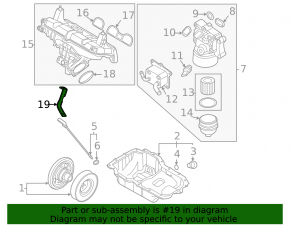 Intake manifold bracket Hyundai Tucson 22-26 1.6T HEV