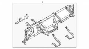 Under-torpedo pipe reinforcement Ford Focus mk3 11-18 rusty