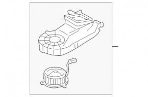 Battery cooling fan left Ford C-max MK2 13-18 energi complete